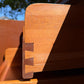 Vintage Walnut Wood Large Executive Office Desk