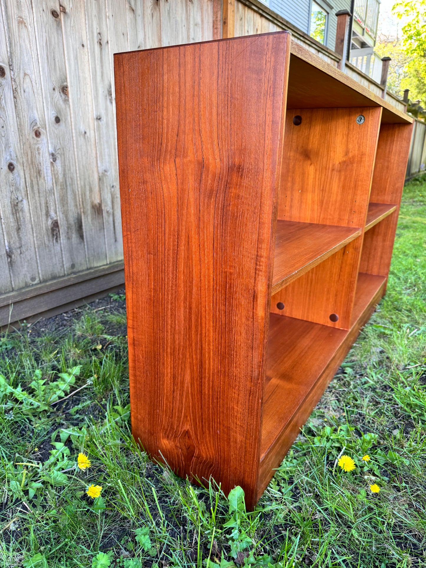 Vintage Teak Bookshelf
