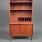 Vintage Danish Teak Bookshelf & Desk