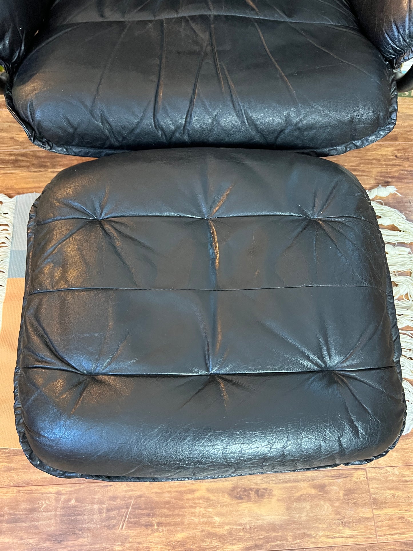 The Black Stallion Recliner & Ottoman