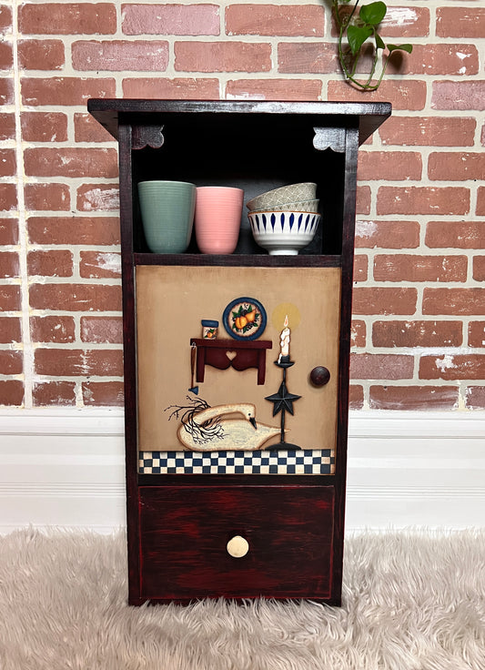 The Preening Goose Cabinet