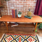 Vintage Teak Surfboard Style Coffee Table