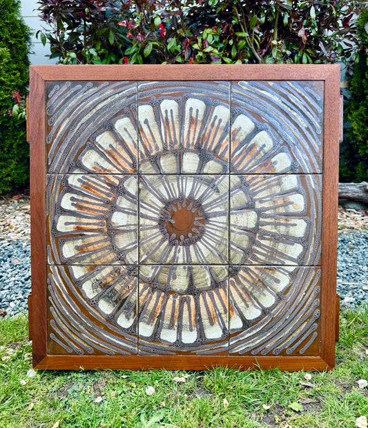 Beautiful Teak Tile Coffee Table