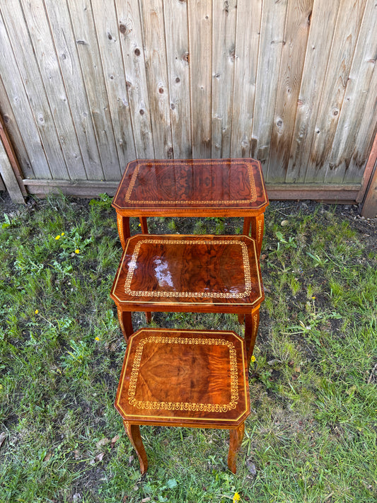 The Attardi Inlaid Nesting Tables