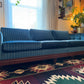 Vintage Blue Midcentury Sofa