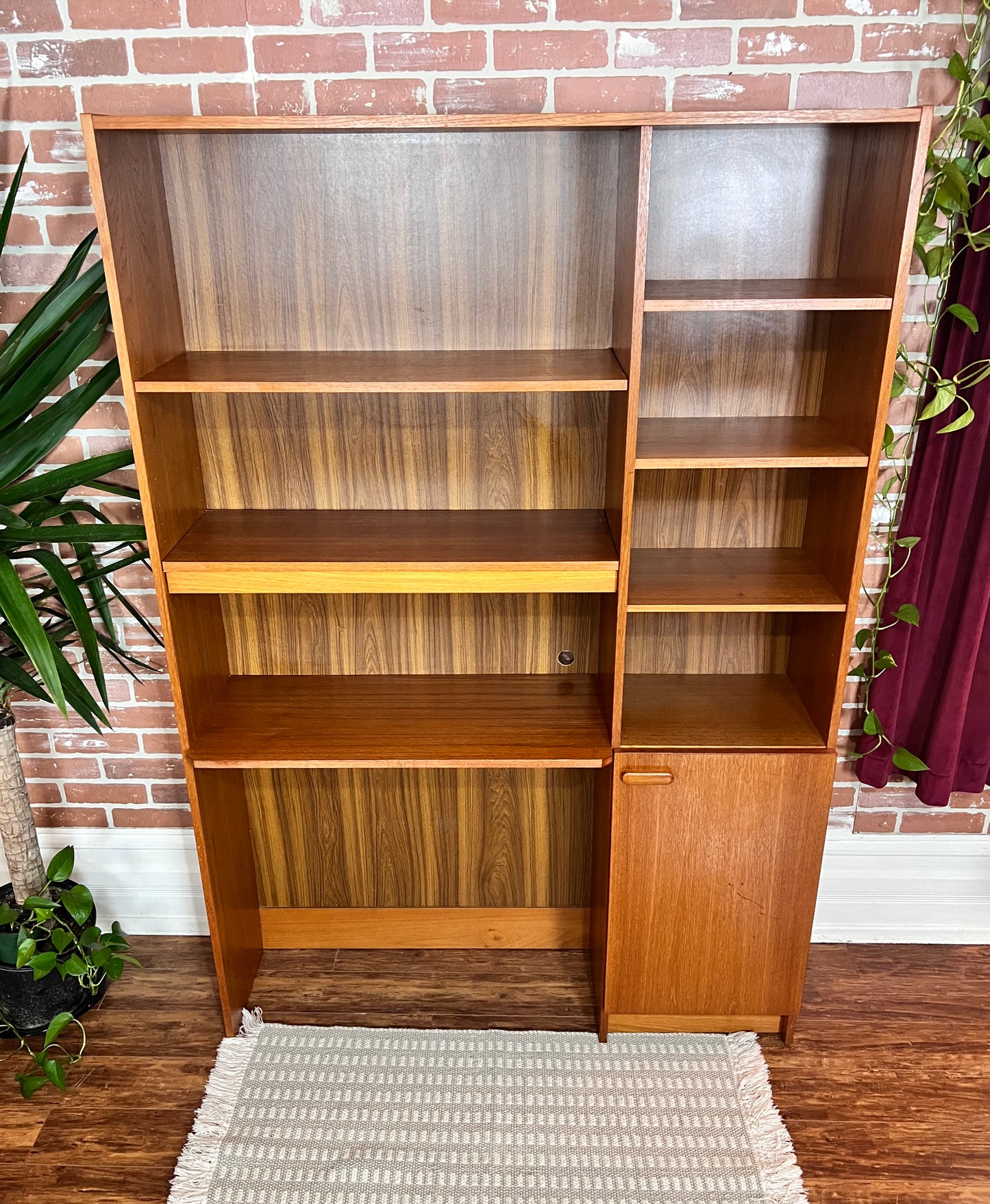 The Amberson Teak Wall Unit