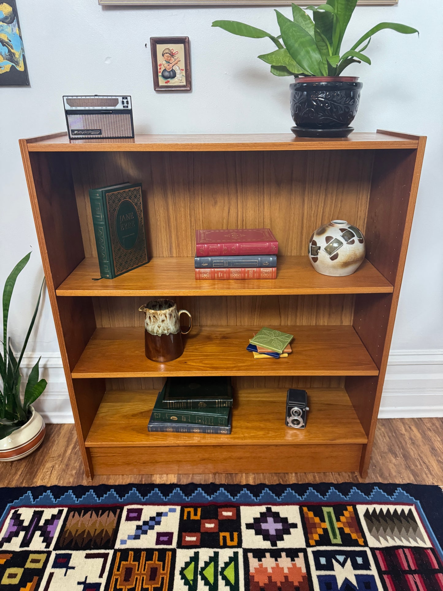 Vintage Teak Bookshelf