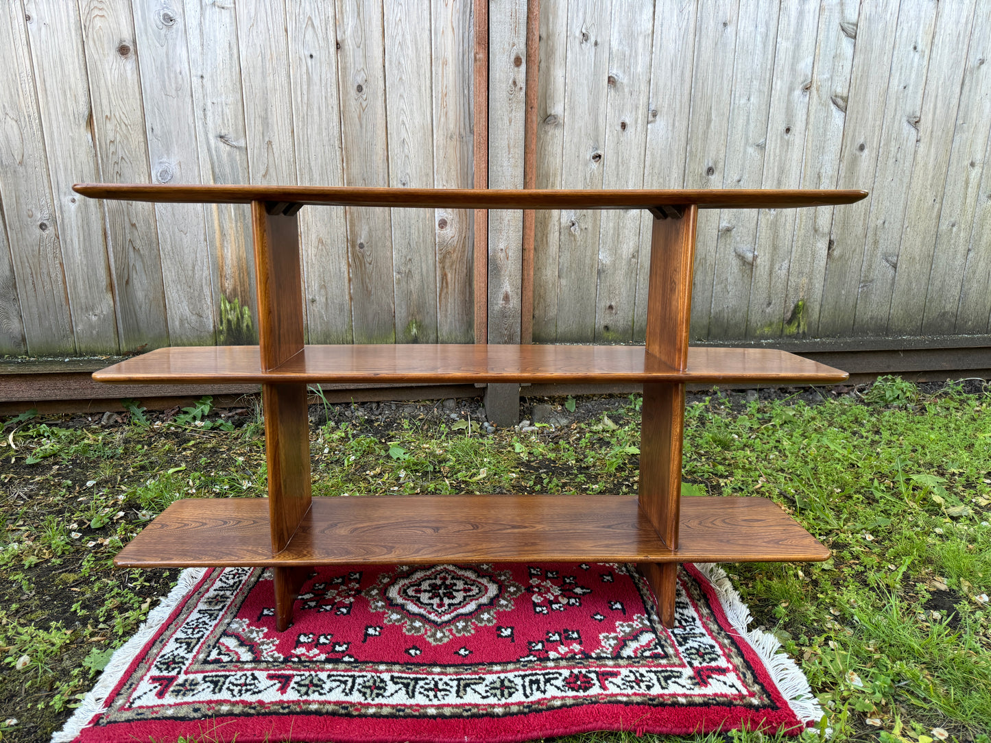 Stunning MCM Solid Elm Shelf