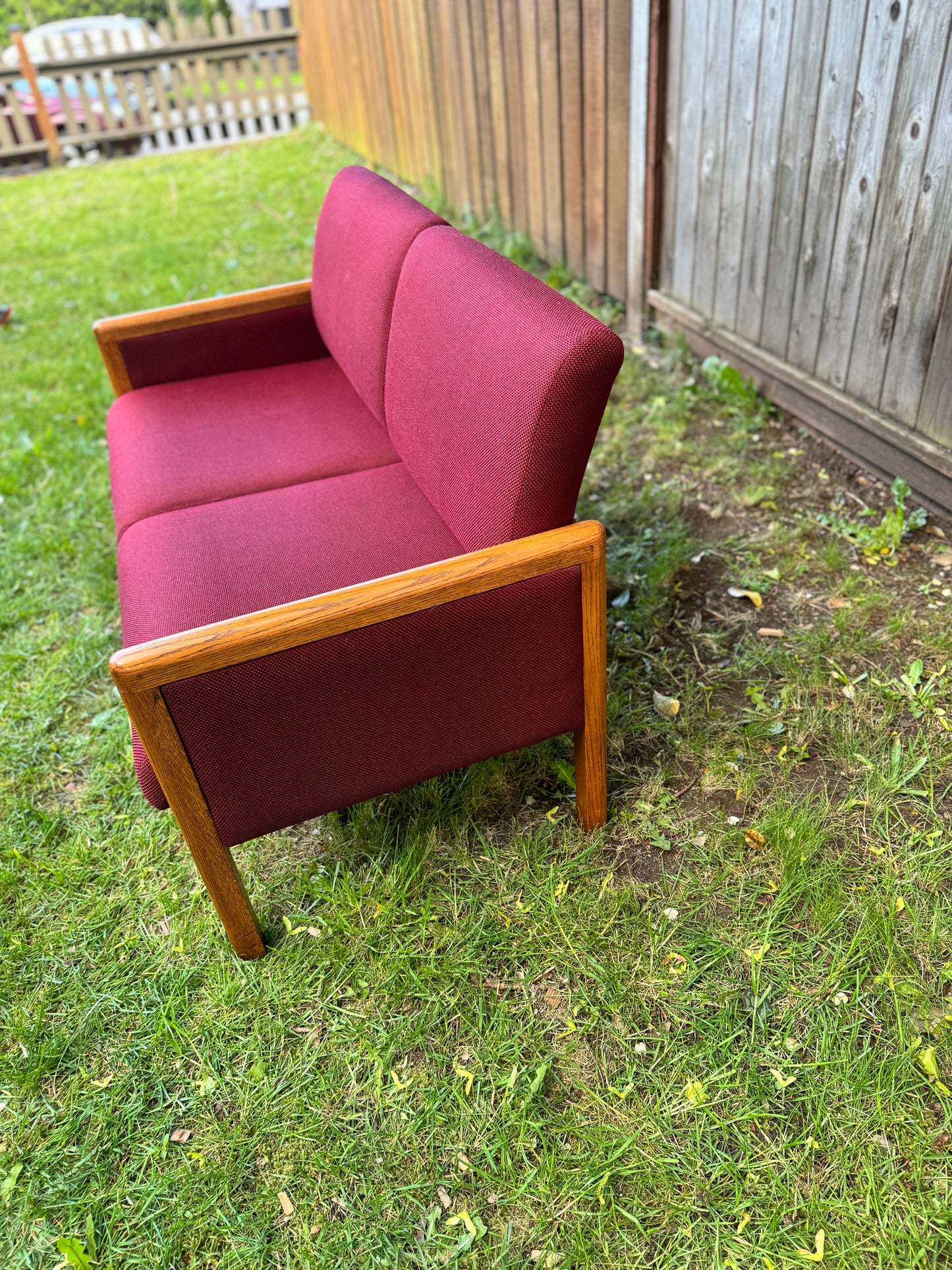 The Maroon MCM Loveseat