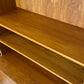 Vintage Teak 2 Cabinet Bookshelf