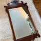 Vintage Solid Walnut Wood Mirror