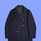 Vintage 60s US Navy Kersey Wool Pea Coat 36R