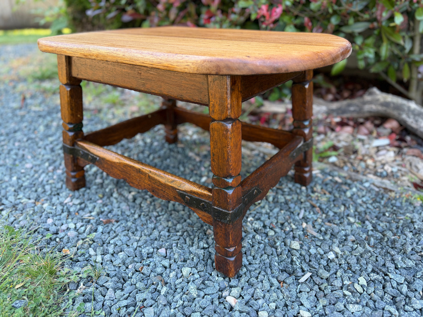 Vintage Rustic Solid Wood Small Table
