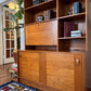 Vintage Domino Mobler Danish Teak Bookcase & Cabinet