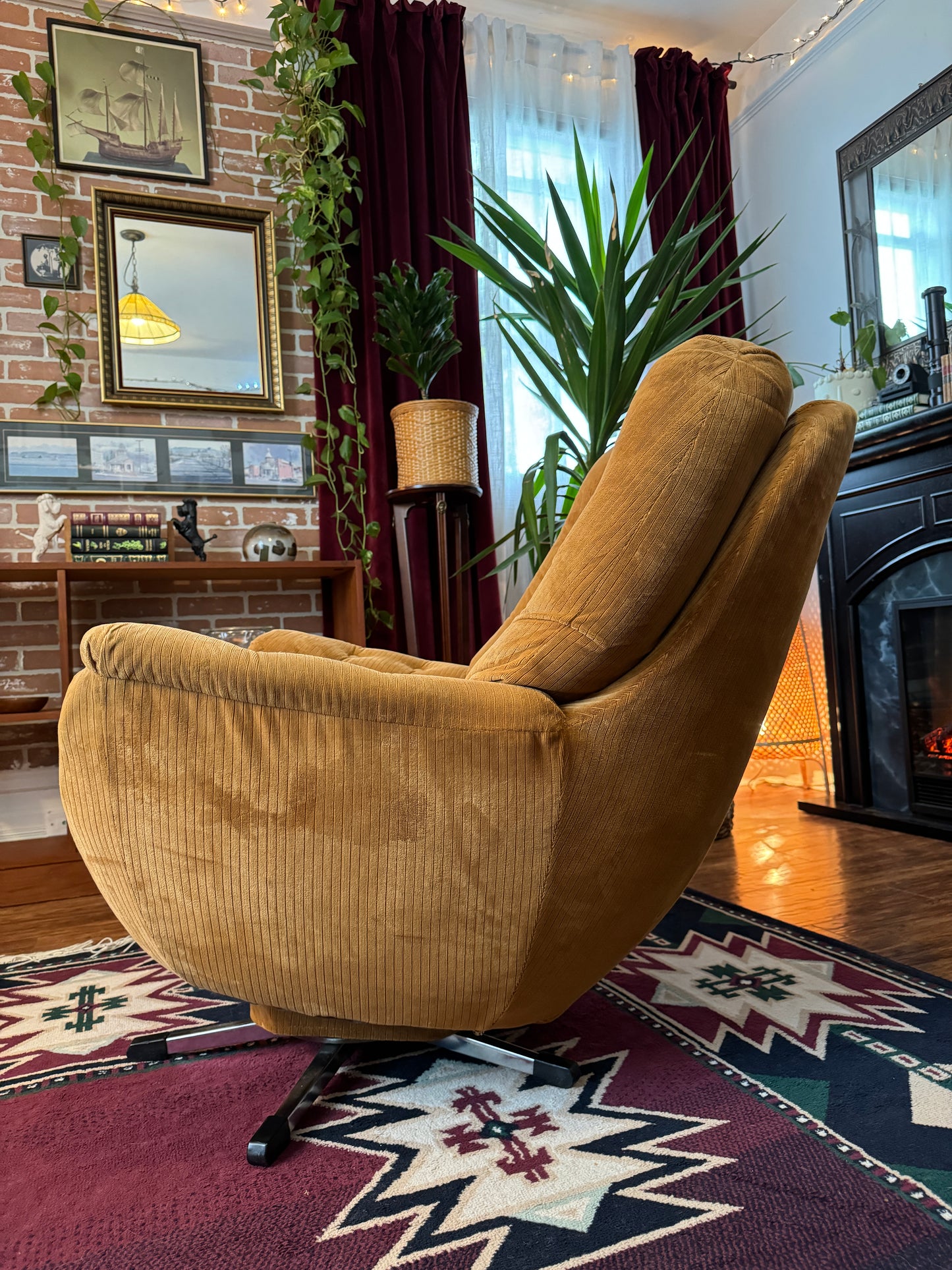 The Caramel Egg Chair