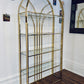 Vintage Arched Brass Etagere Shelf