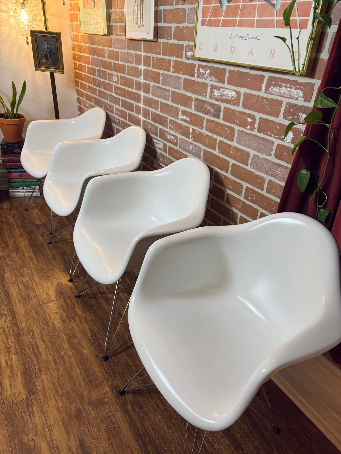 MCM Style Molded Eiffel Chairs