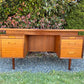 Vintage Executive Teak Desk