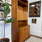 Vintage Teak Bar Cabinet w/ Shelves