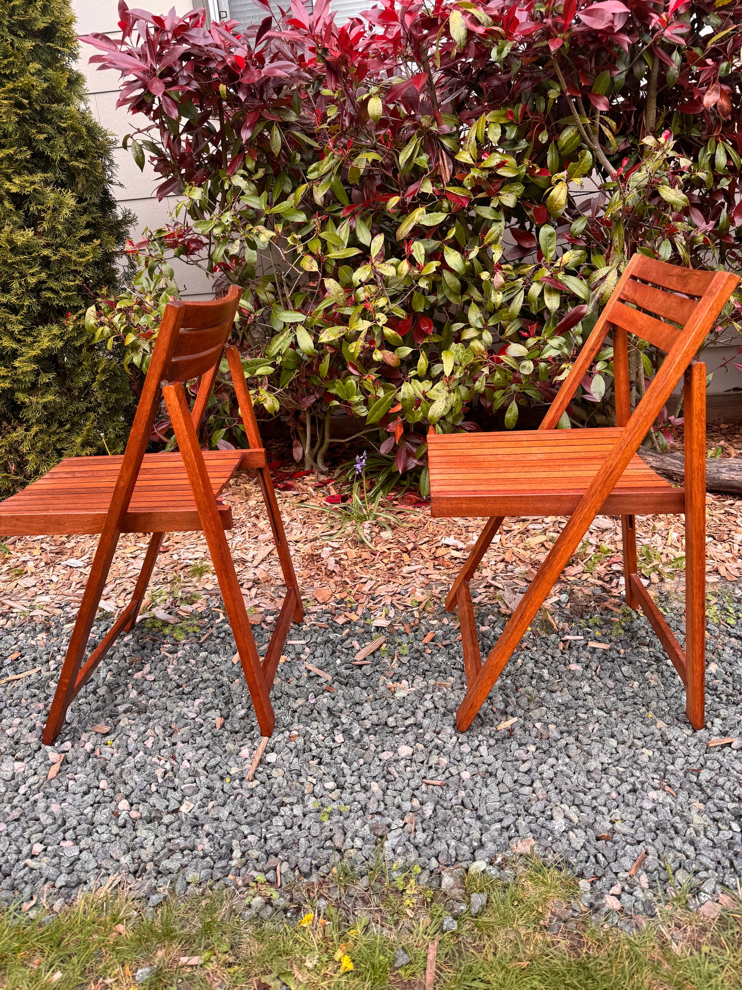 The Take A Break Teak Chairs