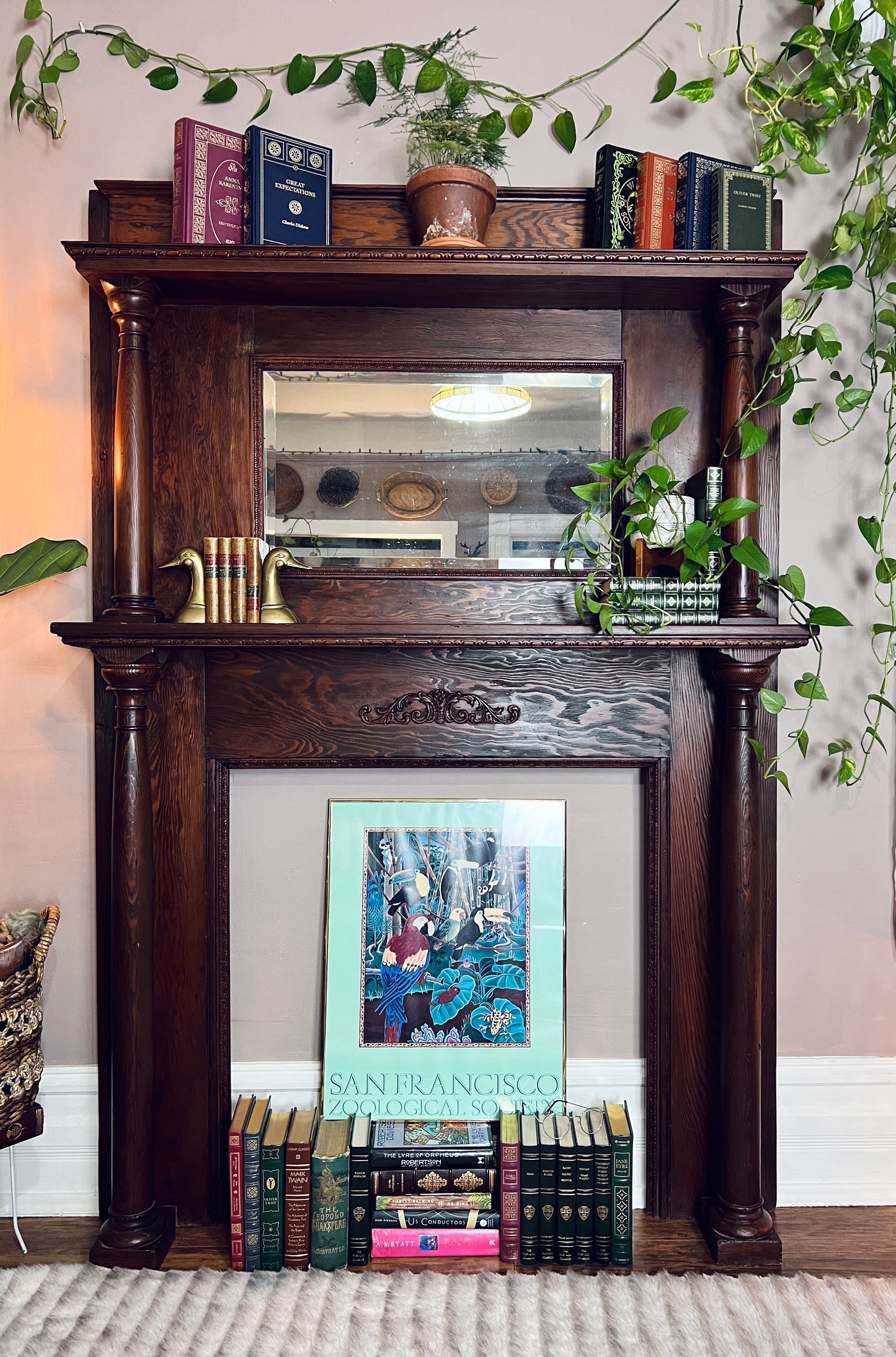 The Finlay Fireplace Mantle