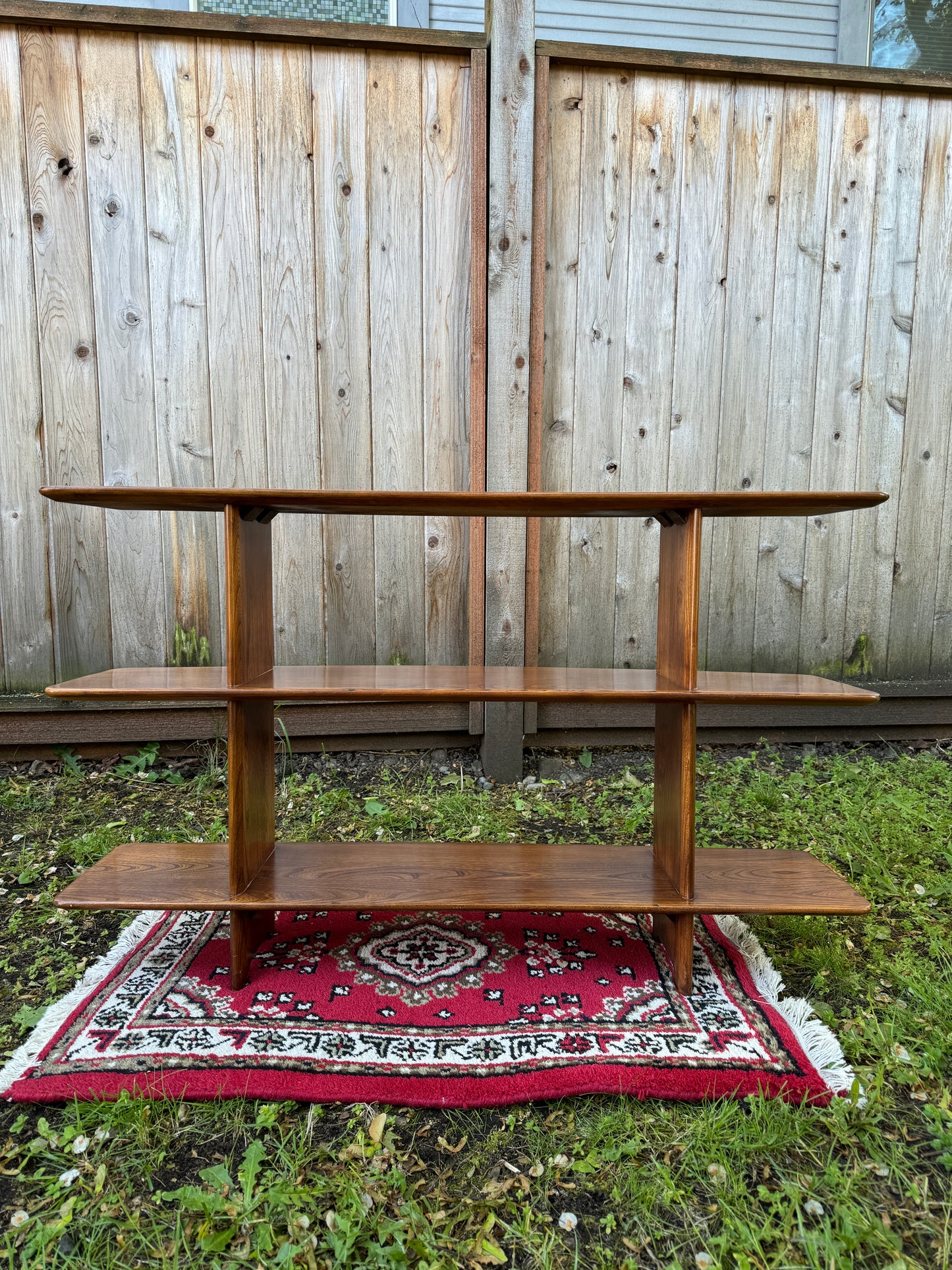 Stunning MCM Solid Elm Shelf
