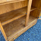 Vintage Wood Glass Door Cabinet
