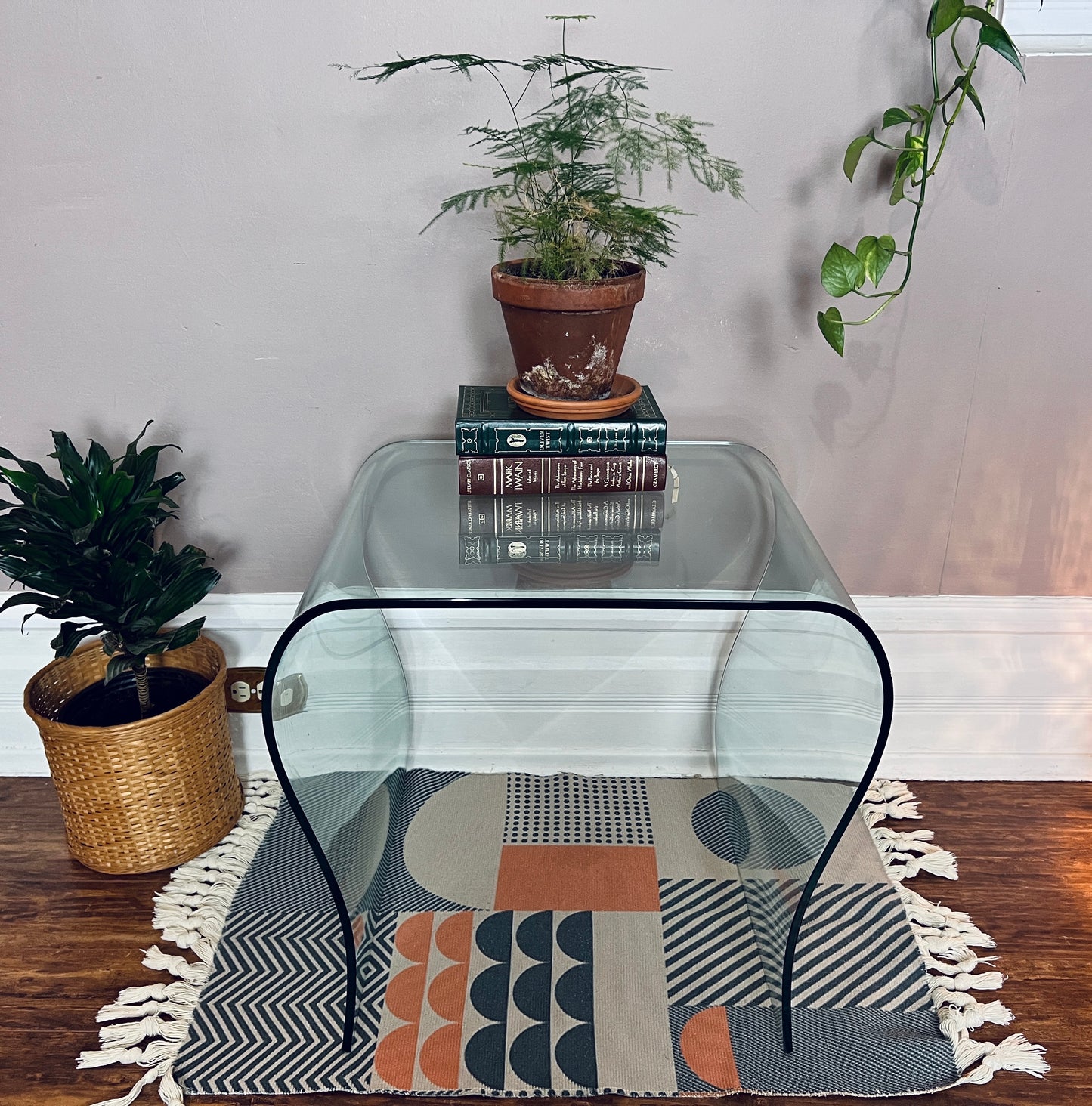The Marcelo Glass Side Table