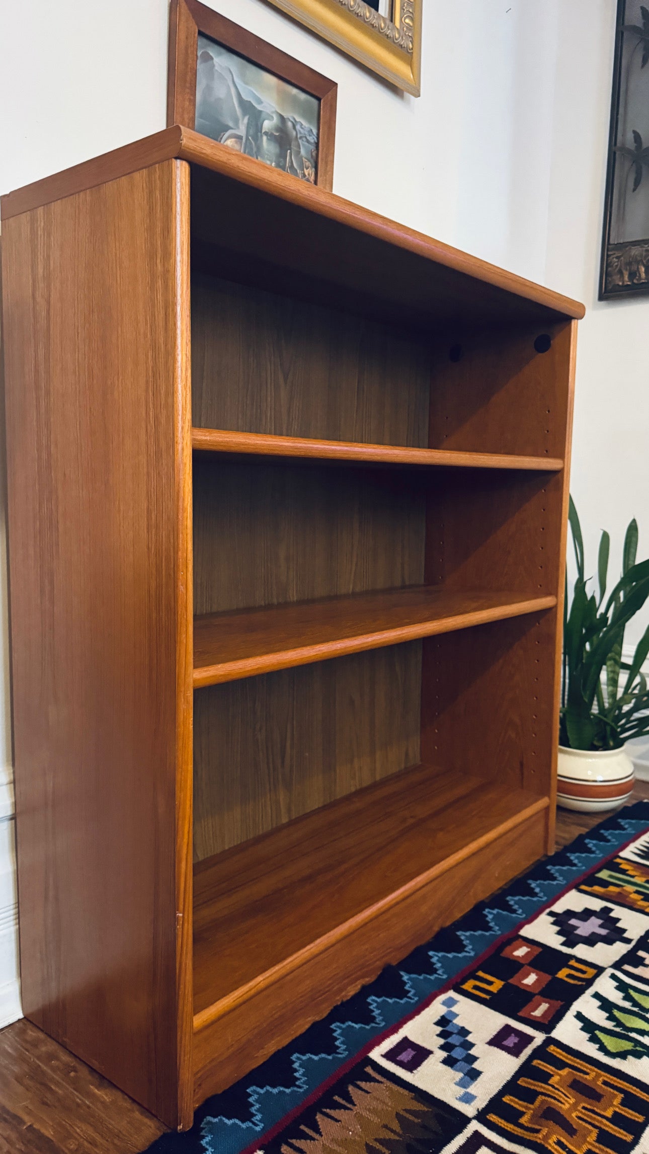 Vintage Teak Bookshelf