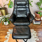 The Black Stallion Recliner & Ottoman