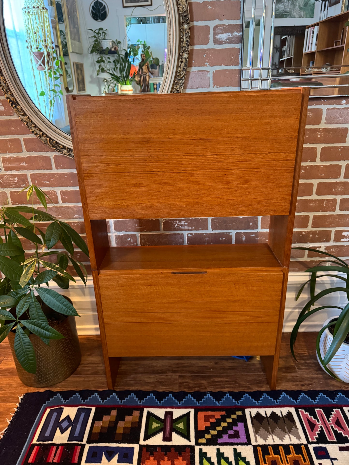 Vintage Modular Teak Stacking Cabinets
