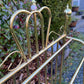 Vintage Brass Shoe Rack