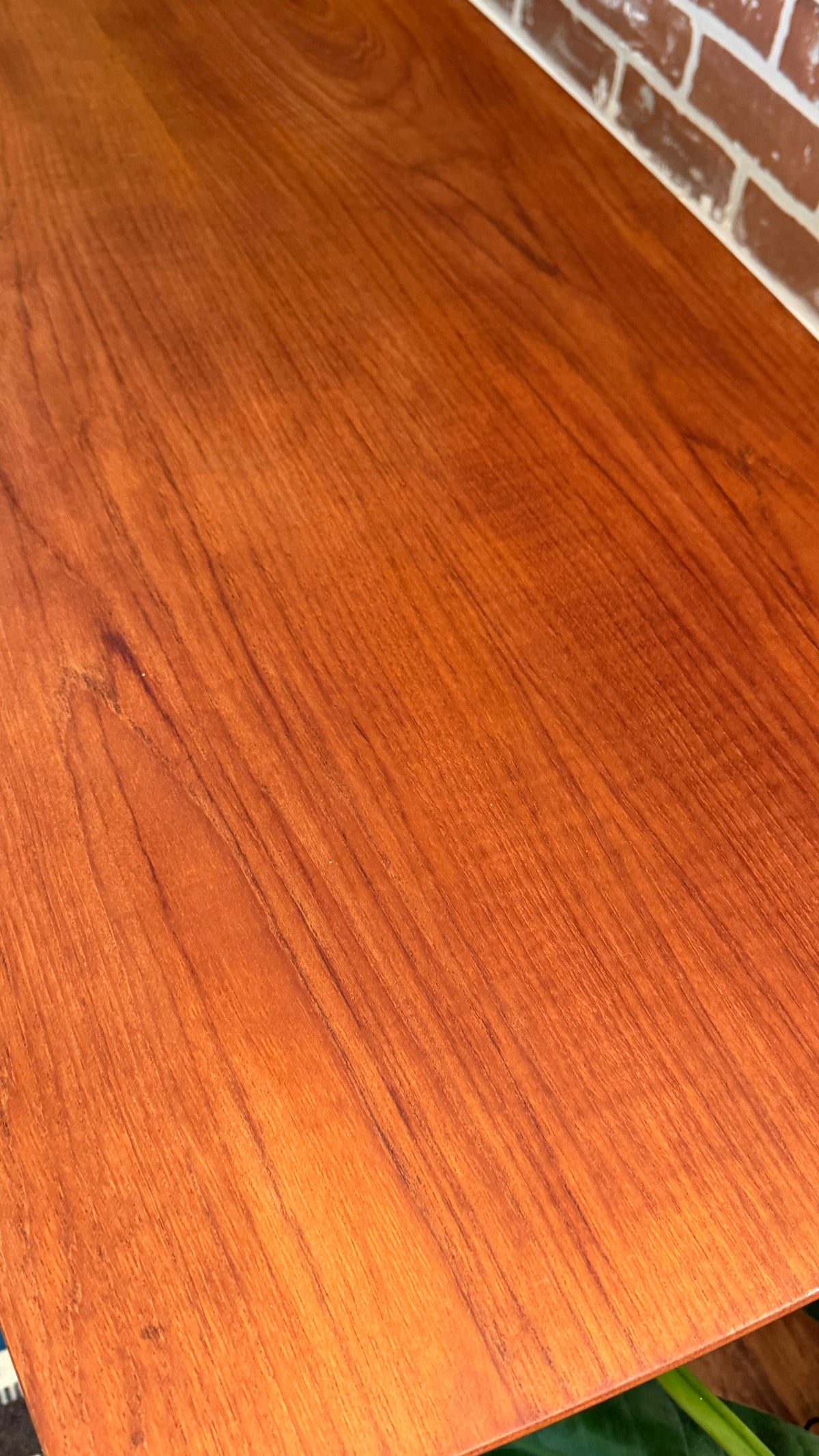 Vintage Teak Surfboard Style Coffee Table