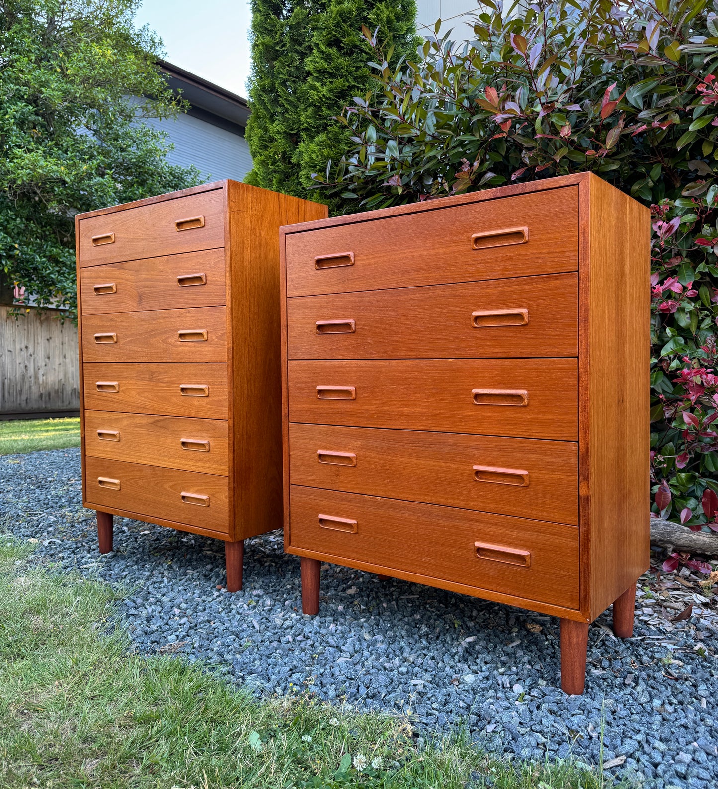 Vintage Teak Dresser Set