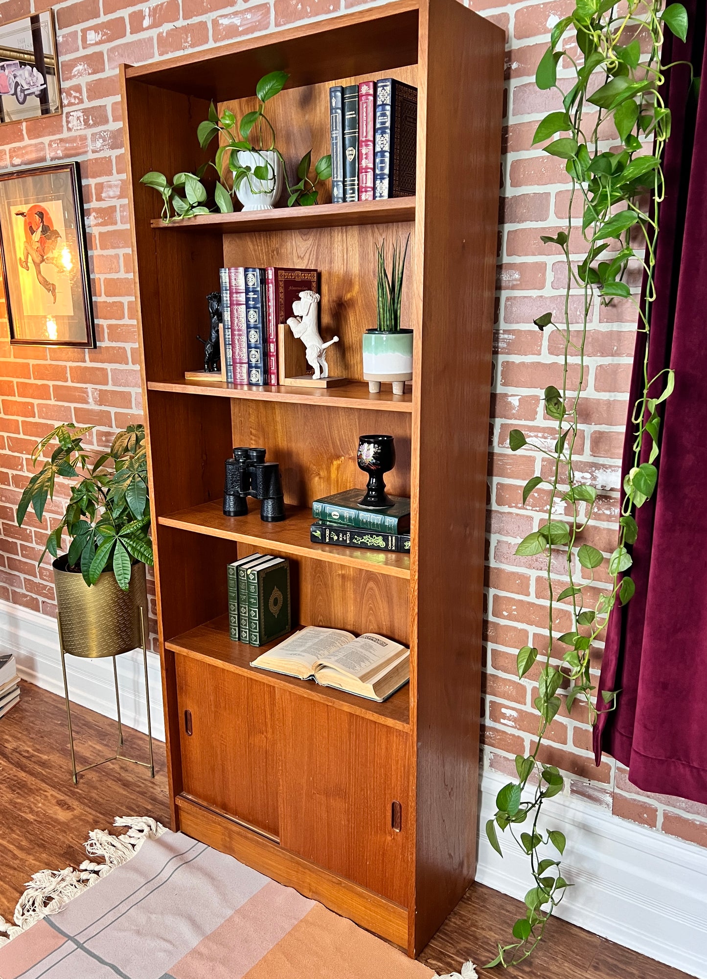 The Emil Danish Teak Bookcase