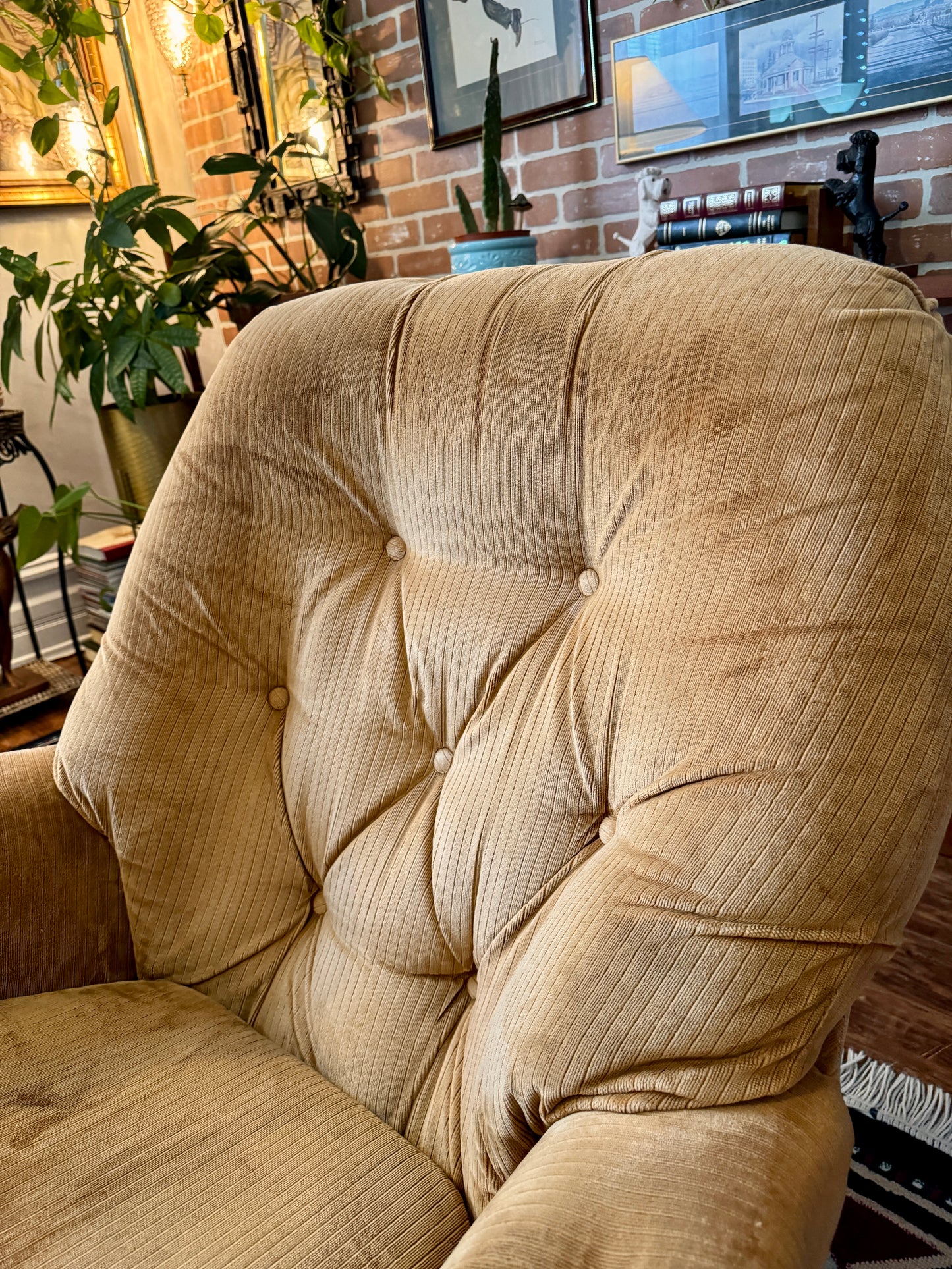 The Caramel Egg Chair