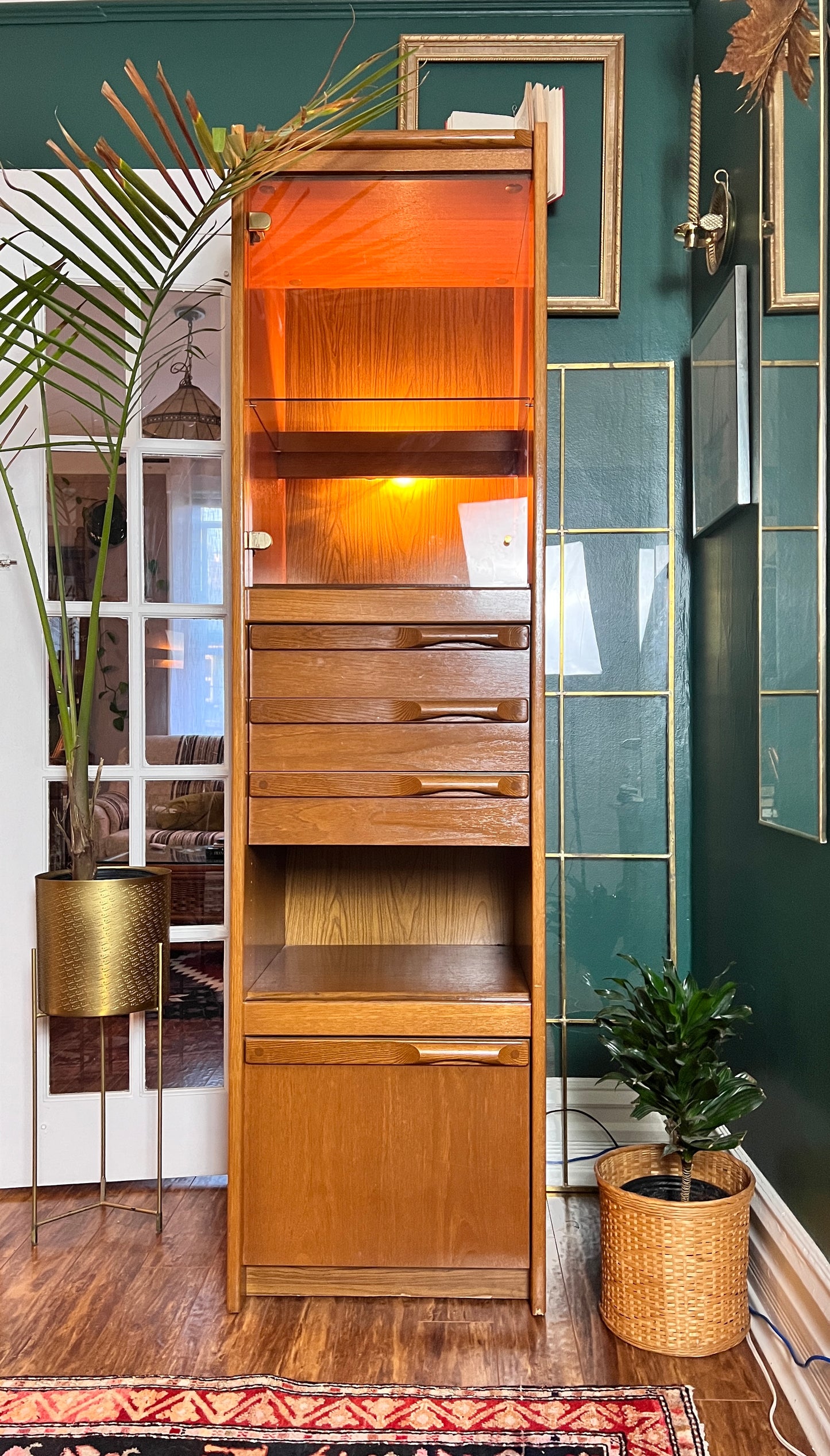 The Falcon Crest Teak Cabinet