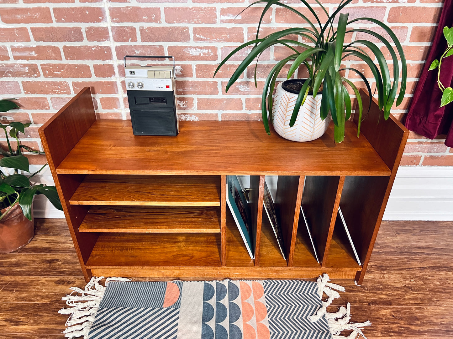 The Regna Teak Record Cabinet