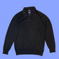 Gap Black Merino Wool Polo Sweater