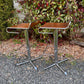 The Bentwood & Chrome Stools