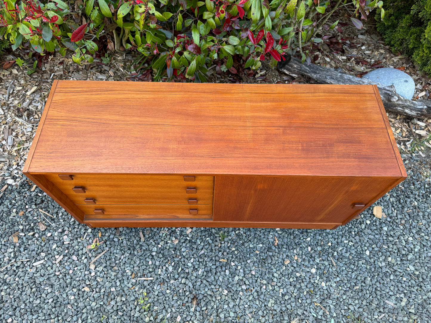 Domino Teak Credenza Dresser