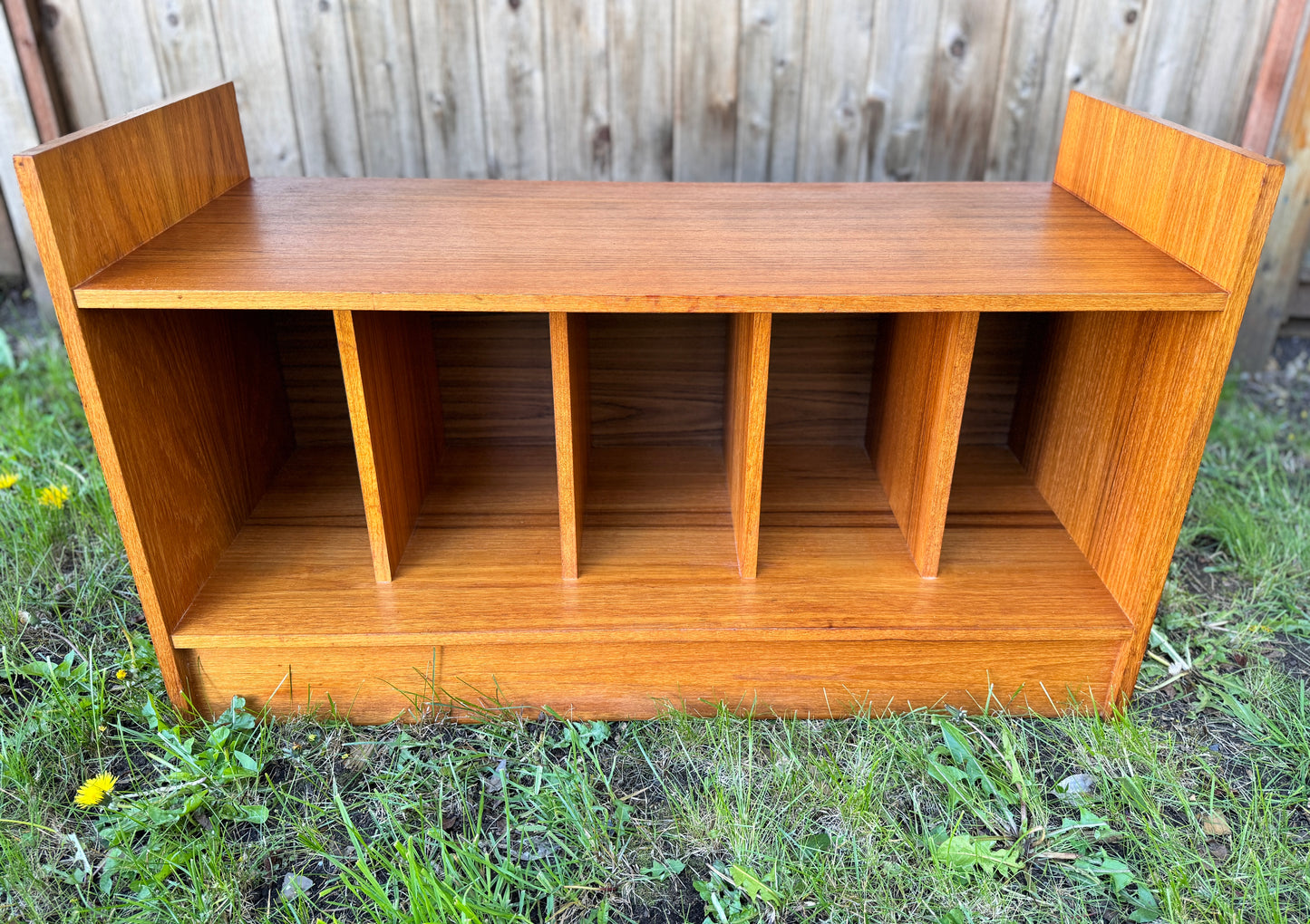 The Kerna Teak Record Cabinet