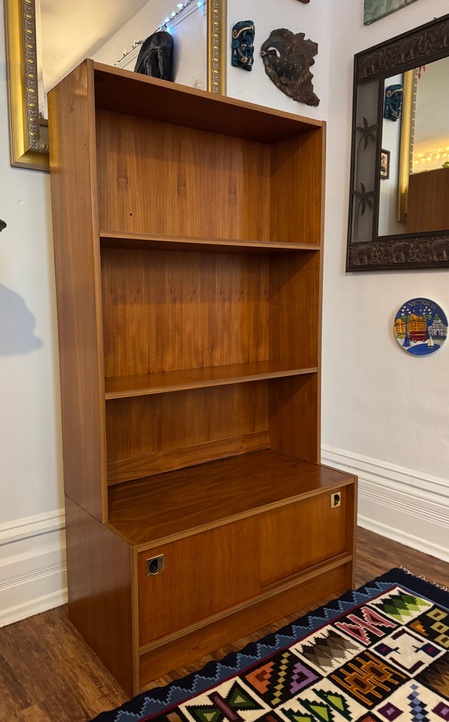 Vintage Danish Teak Bookshelf