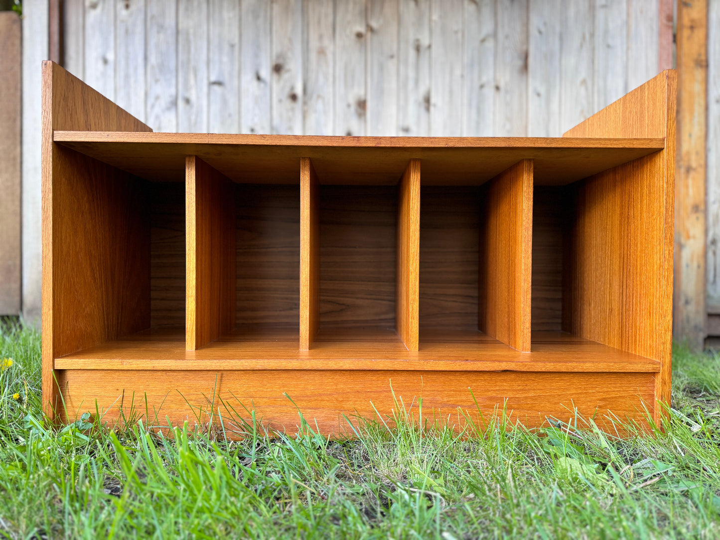The Kerna Teak Record Cabinet