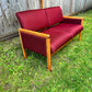 The Maroon MCM Loveseat