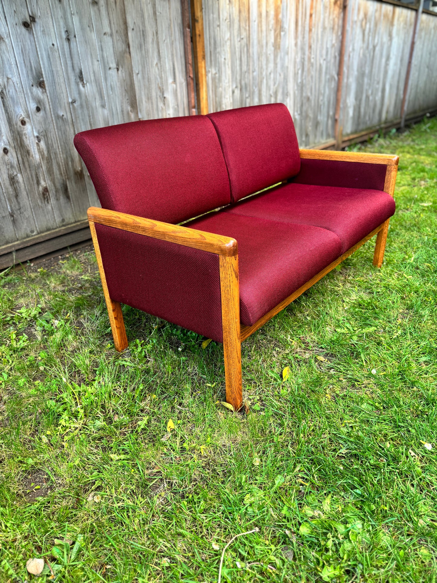 The Maroon MCM Loveseat