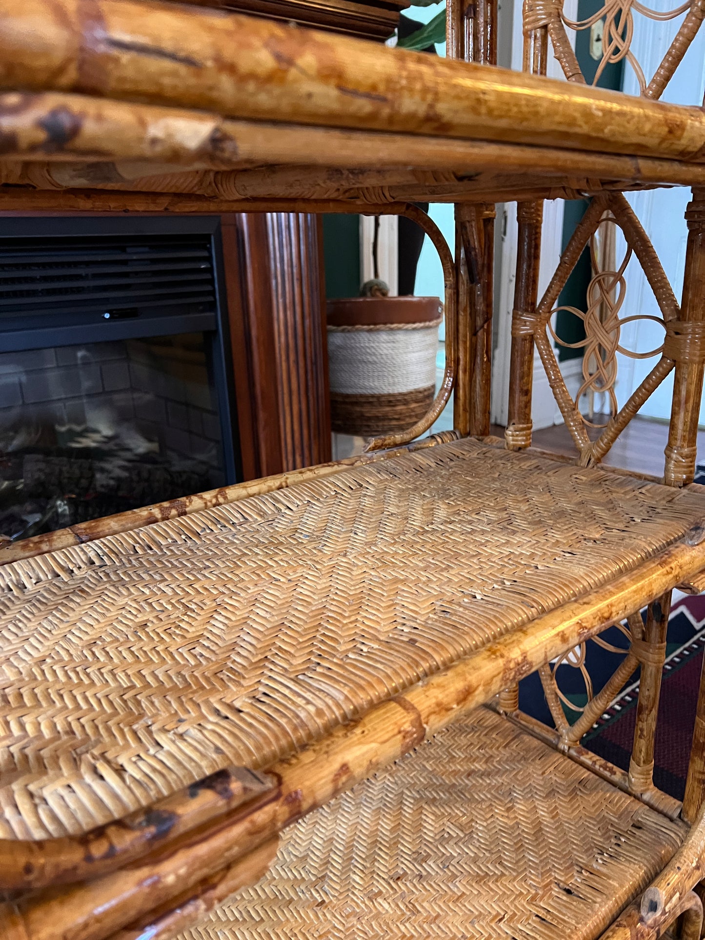 The Rattan Wicker Shelf