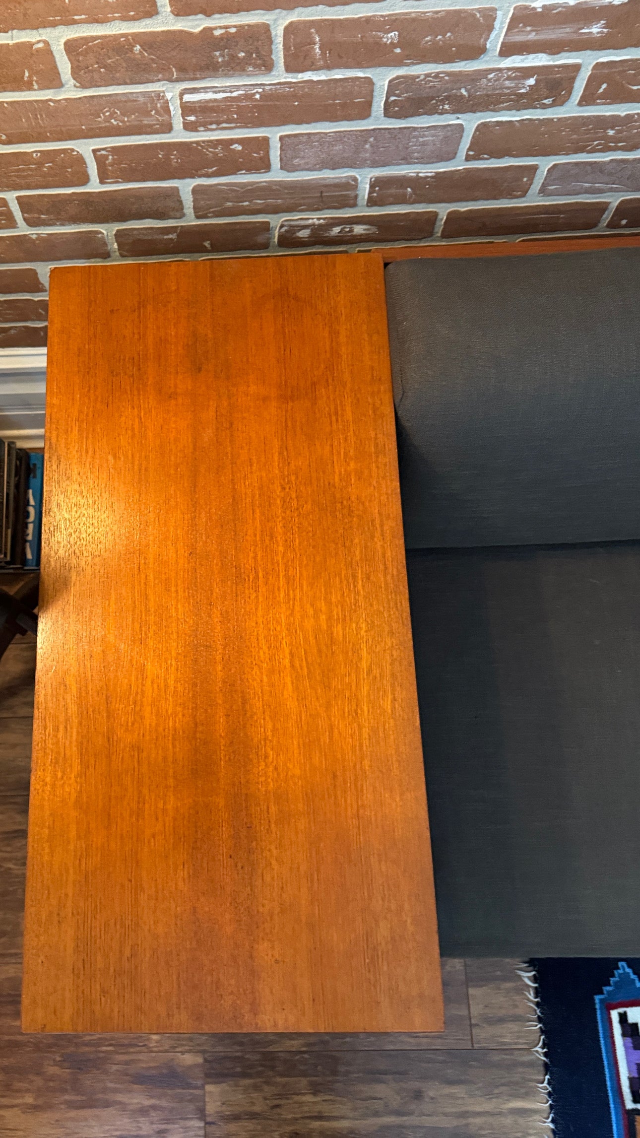 Vintage Teak Sofa Daybed W/ Storage