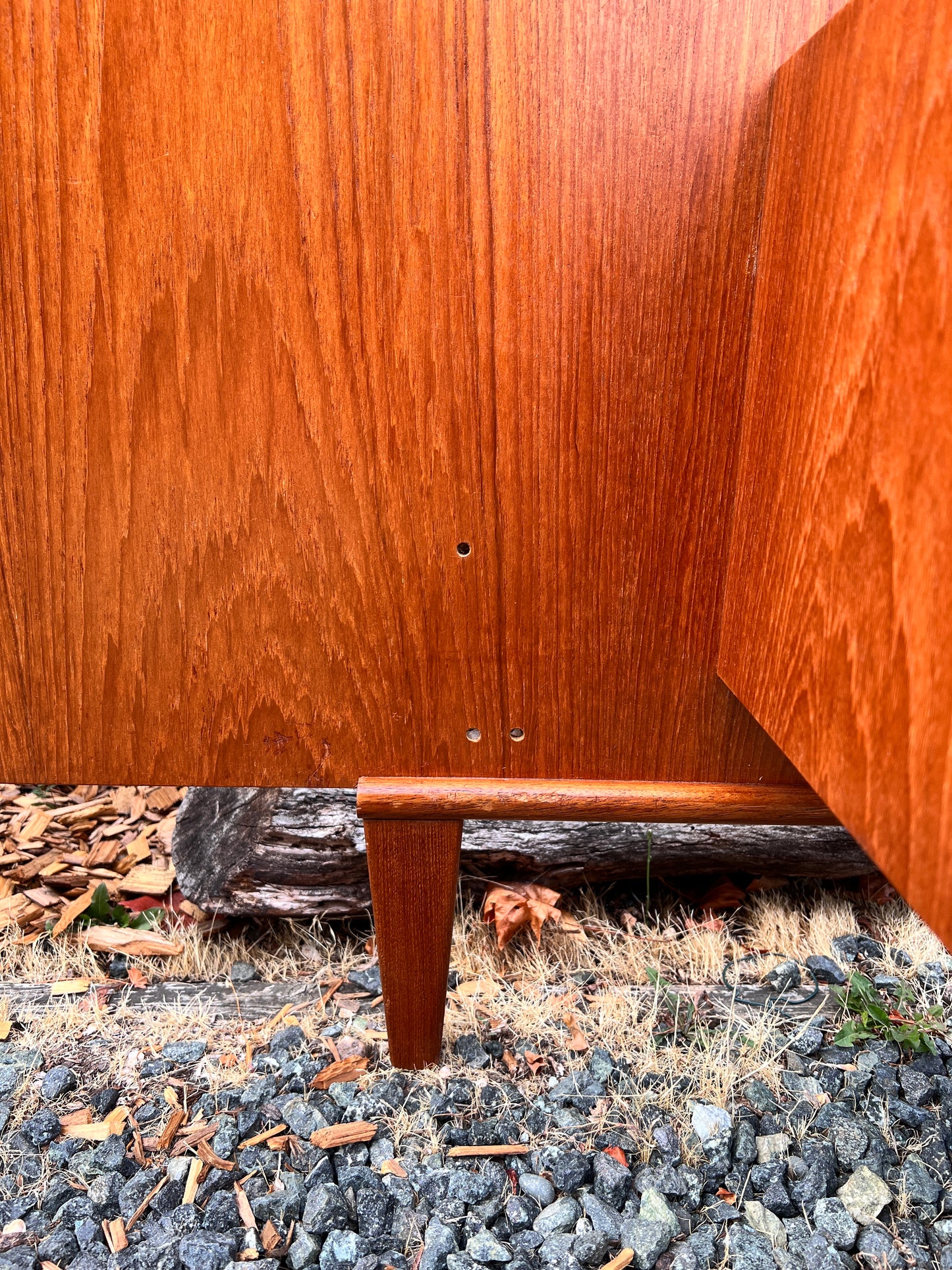 The Hakon Teak Headboard & Nightstands