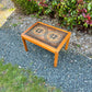 Johannes Anderson Small Signed Teak Tile Coffee Table